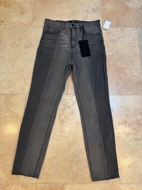 SP Black Label Women’s Gray Seam-Front Jeans